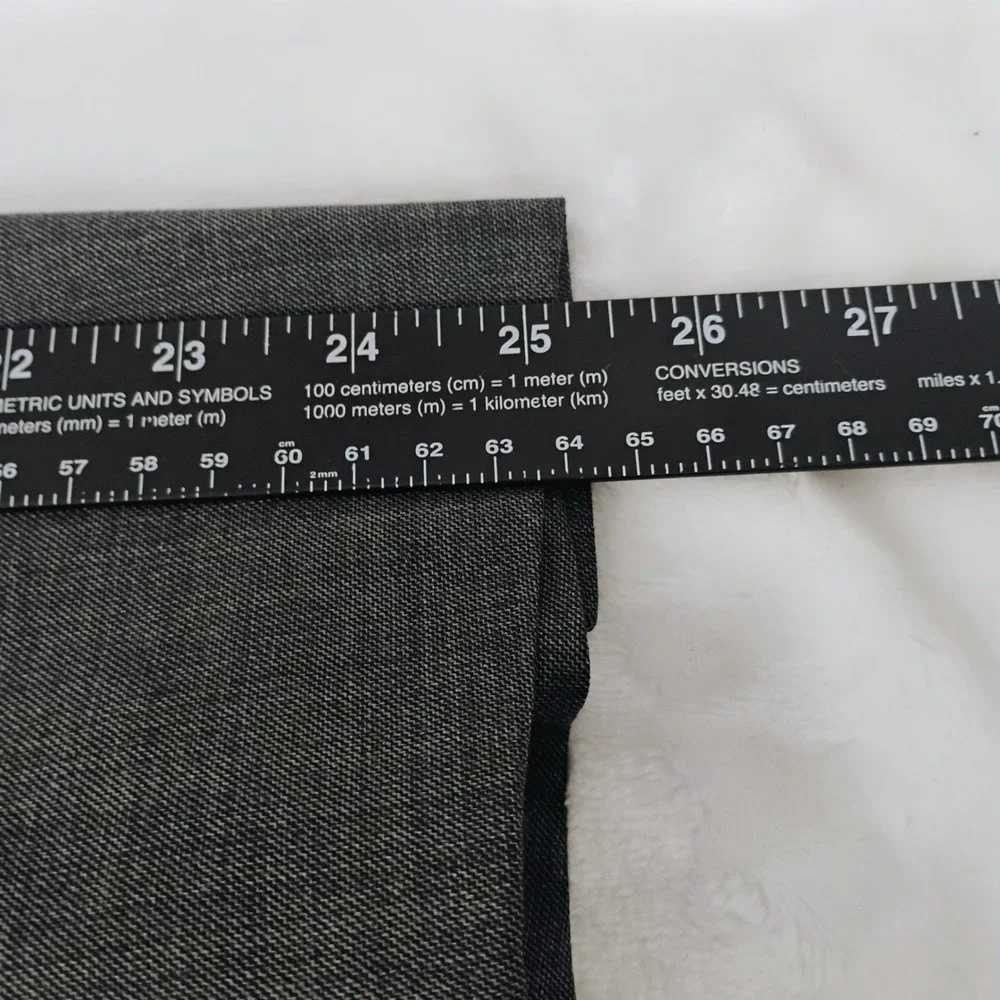 Lauren Ralph Lauren Mens 46R Suit Jacket Charcoal Gray 100% Wool Blazer 2 Button